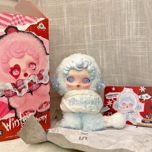 Pop Mart Skull Panda Winter Symphony Plush Pendant